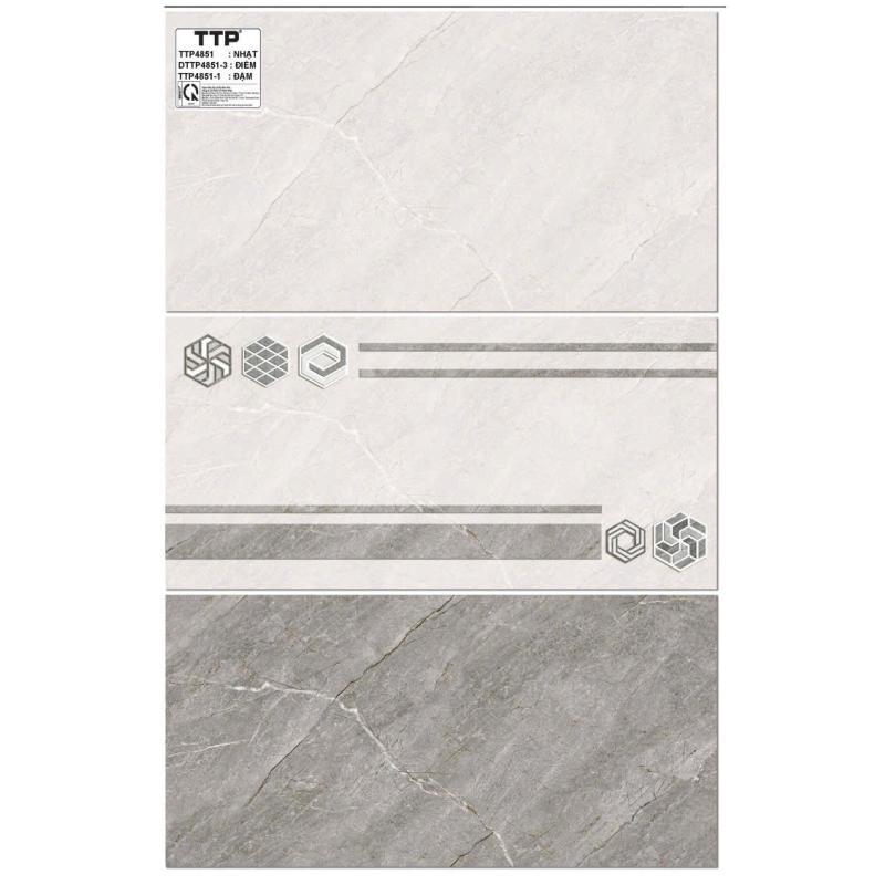 Gạch TTP 40x80 men mờ hiệu ứng đặc biệt bộ 4851